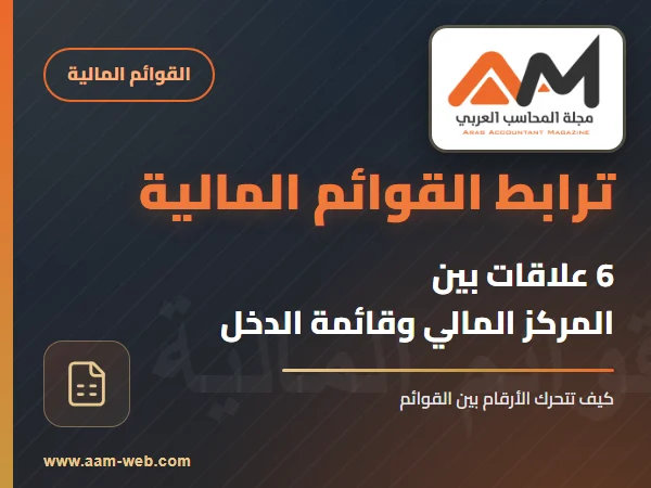 6 علاقات متداخلة مالية بين كلا من قائمة المركز المالي وقائمة الدخل