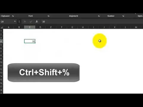 اختصارات اكسيل 002 - Shorts#